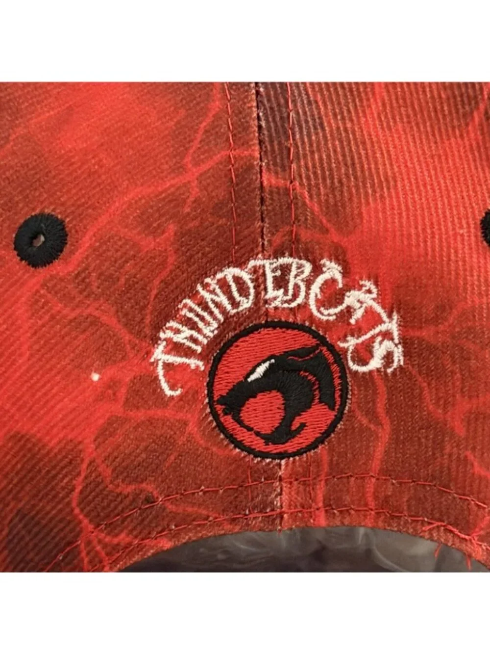 Thundercats 1985 Headgear Classics Red Lightning Snapback Hat Cap Nostalgia Co.